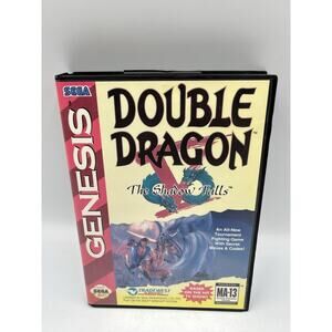 Sega Genesis Double Dragon V The Shadow Falls Box & Game Only ~ No Manual